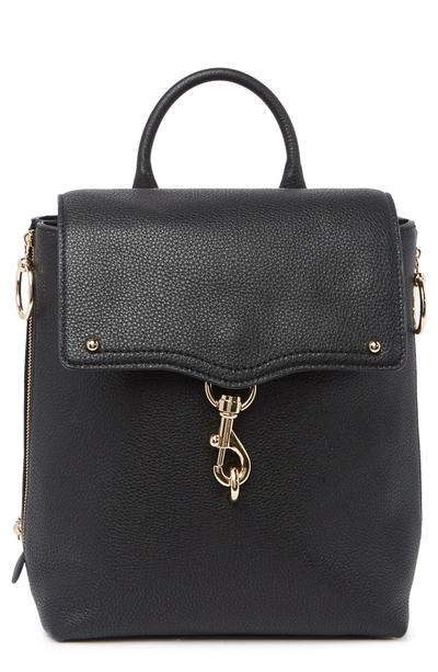 Rebecca Minkoff Minkoff Jody Leather Convertible Backpack In Black