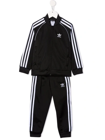Adidas Originals Kids Jogging Suit Sst Tracksuit For For Boys And For Girls In Black