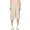 ACNE STUDIOS BEIGE FRENCH TERRY SHORTS