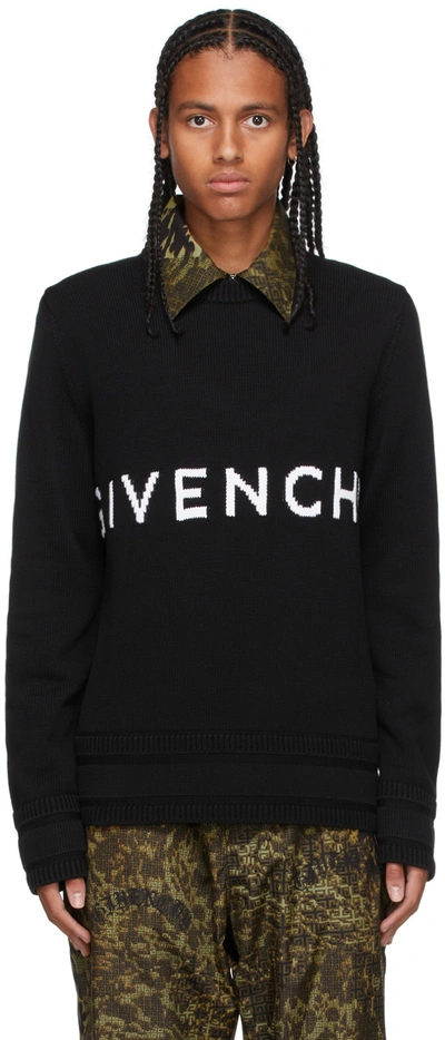 Givenchy Black Knit 4g Sweater