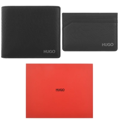 Hugo Wallet And Card Holder Gift Set Black