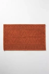 Anthropologie Misona Bath Mat By  In Red Size S