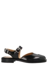 Maison Margiela Block Heel Tabi Toe Sandal In Black