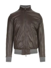 BARBA NAPOLI REVERSIBLE PADDED SPORT JACKET,FOXLT400R 100 BROWN