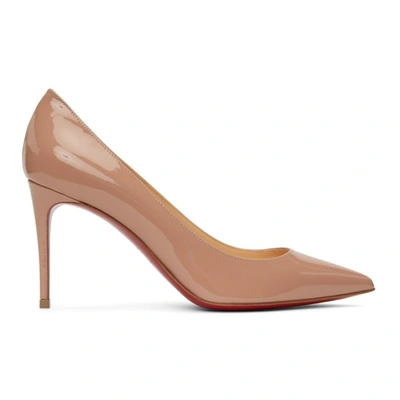 Christian Louboutin So Kate 100 Patent-leather Pumps In Pk1a Nude