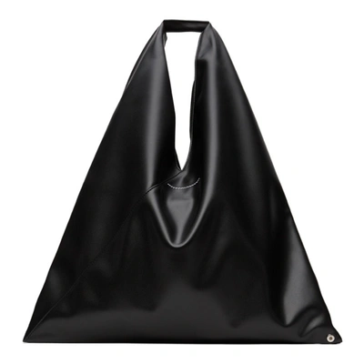 Mm6 Maison Margiela Classic Japanese Medium Tote Bag In Black