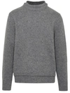 Maison Margiela Martin Margiela Elbow-patch Distressed Jumper In Grey