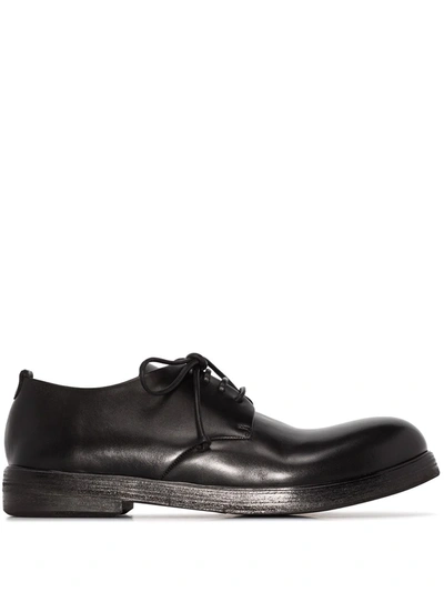 Marsèll Leather Derby Shoes In Black