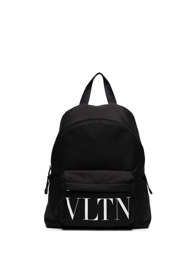 Shop VALENTINO Unisex Street Style Plain Logo Backpacks