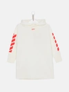 OFF-WHITE WHITE COTTON OFF STAMP DRESS