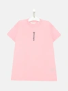PALM ANGELS PINK COTTON CLASSIC OVER T-SHIRT