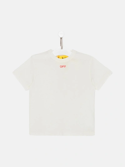 Off-white White Cotton Off Stamp T-shirt