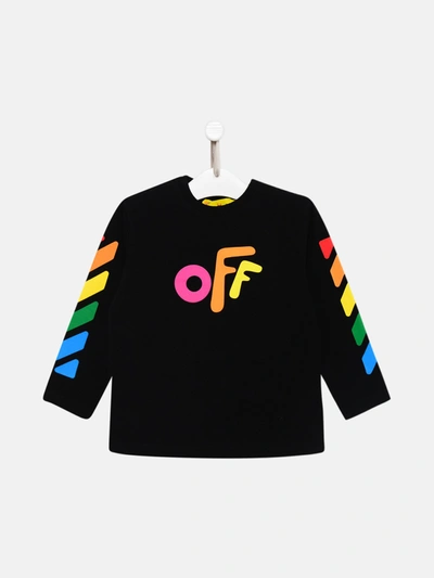 Off-white Black Cotton Off Sweater