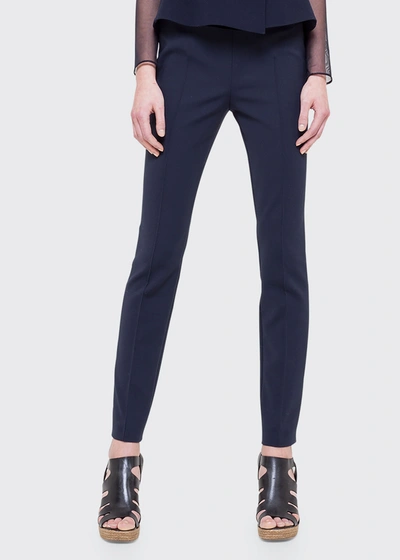 Akris Melissa Slim Ankle-cut Pants In Black