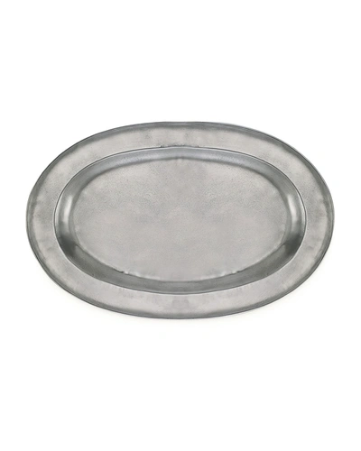 Match Large Antiqued Oval Platter