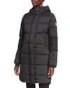 Canada Goose Alliston Packable Mid-length Down Coat In Atlantic Navy