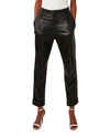 AS BY DF THE DENISE RECYCLED LEATHER ANKLE TROUSERS,PROD240390122