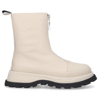 Jil Sander Ankle Boots White Js37071a In Off White