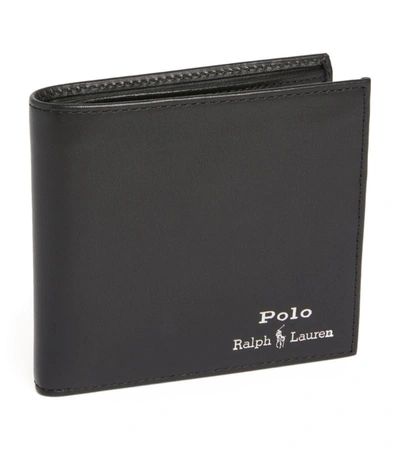 Polo Ralph Lauren Logo-embroidered Bifold Wallet In Black