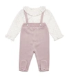 PAZ RODRIGUEZ TOP AND DUNGAREES SET (1-12 MONTHS),17145082