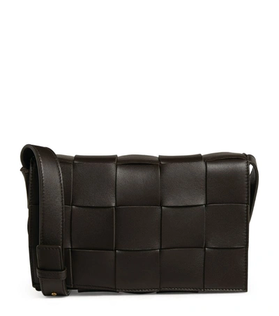 Bottega Veneta Leather Cassette Cross-body Bag In Brown