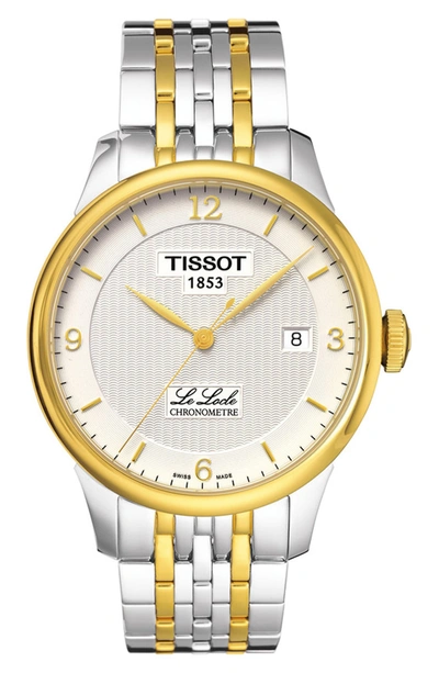 Tissot Le Locle Stainless Steel Watch In Silver