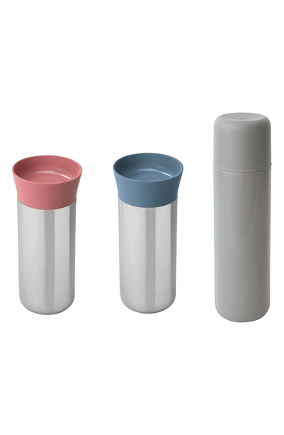 Berghoff International Leo 3-piece Thermos Set In Grey