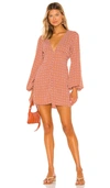 House Of Harlow 1960 X Sofia Richie Alba Mini Dress In Geo Tile Print