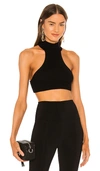 Michael Costello X Revolve Eva Halter Top In Black