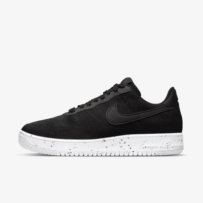 Nike Air Force 1 Crater Flyknit Men's Shoes In Black,anthracite,white,red