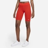 Nike Sportswear Essential Women's Bike Shorts In Chile Red,white