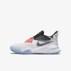 Nike Zoom Flight 2 Little/big Kids' Basketball Shoes In White,bright Crimson,pink Blast,black