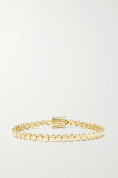 Jennifer Meyer Heart 18-karat Gold Bracelet