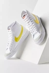 Nike Women's Blazer Mid 77 Essential High Top Casual Sneakers From Finish Line In White