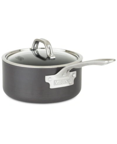 VIKING 3-QT. HARD ANODIZED NONSTICK SAUCEPAN
