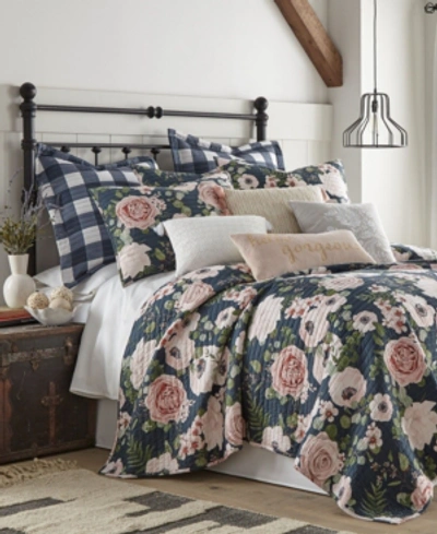 Levtex Fiori Renaissance Floral 2-pc. Quilt Set, Twin In Black