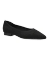Bella Vita Mireya Womens Knit Slip On Ballet Flats In Black Knit