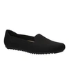 Bella Vita Hathaway Womens Stretchy Comfort Loafers In Black Knit