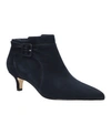 Bella Vita Women's Bindi Shooties Women's Shoes In Navy Kid Suede Leather