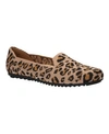 Bella Vita Hathaway Womens Knit Slip-on Loafers In Leopard Knit