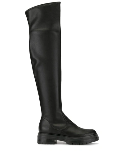 Gianvito Rossi Thigh High Boots In Black
