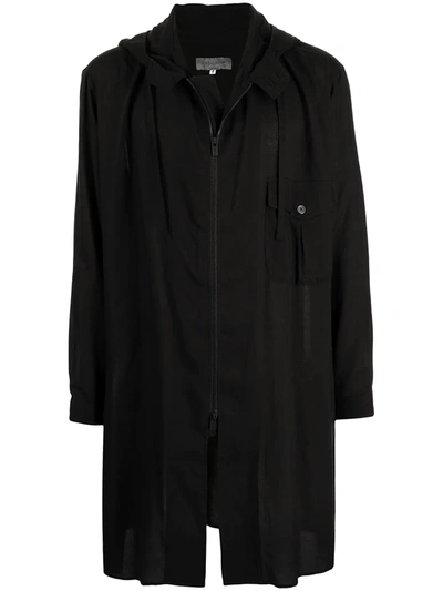 Yohji Yamamoto Lightweight Zip-up Jacket In Black