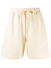 Nanushka Karate Silouette Okobor&trade; Alt-leather Shorts In Neutrals