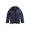 Polo Ralph Lauren Kids' Quilted Water-resistant Barn Jacket In Collection Navy