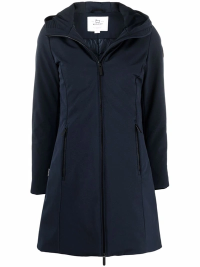 Woolrich Firth Ultra Slim Fit Parka In Blue