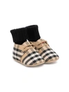 BURBERRY VINTAGE CHECK LACE-UP SNEAKERS