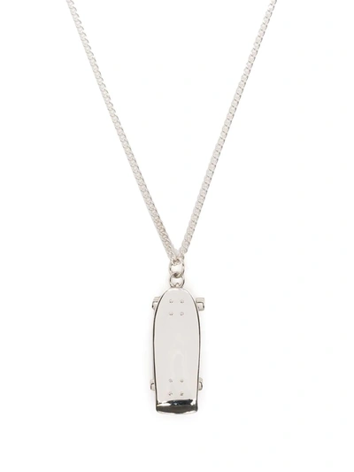 Ambush Skate Pendant Necklace In Silver