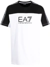 EA7 LOGO印花双色T恤