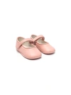 ANDREA MONTELPARE TOUCH-STRAP BALLERINA SHOES