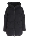 Moorer Oversize Padded Jacket In Black
